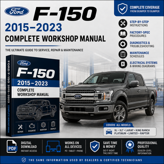 Ford F-150 2015–2023 Complete Workshop Manual